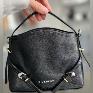 Givenchy Black Leather Shoulder Bag